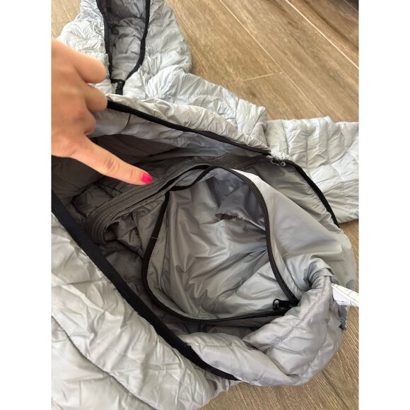 New Spyder packable puffer jacket light grey coat men’s XL pewter shade - Picture 12 of 12